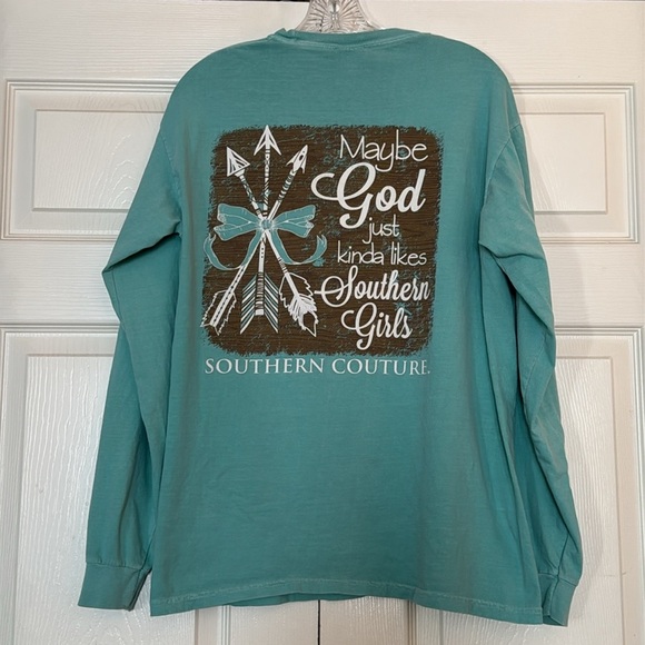 SOUTHERN COUTURE women’s long-sleeve t-shirt, medium - Picture 4 of 10